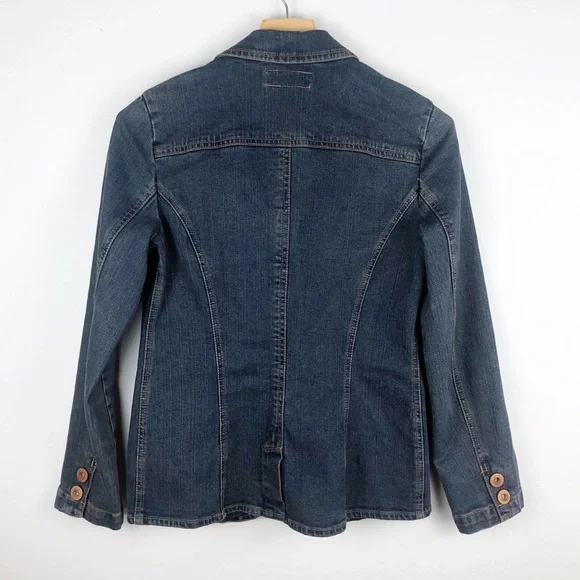 Levi’s Signature Denim Jean Jacket Cooper Buttons Size Small - Picture 4 of 9